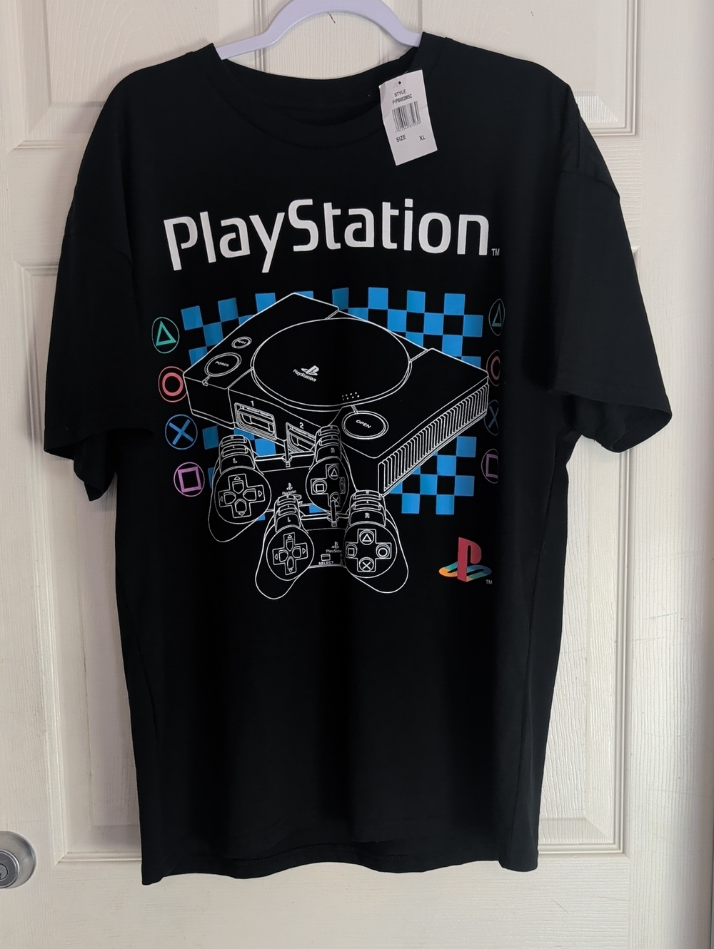 PlayStation Original Console T-Shirt Men XL New
